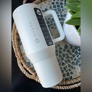 Hydrojug CREAM Traveler 40oz Leakproof Stainless Steel Tumbler NWT